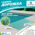 Садовая дорожка Еврогрядка 3 м х 0.6 м, цвет: бирюза