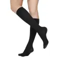 Гольфы компрессионные Orto 322, полупрозрачные, 2 класс, Размер L, Long (40-44 см), Черный