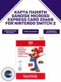 Карта памяти Sandisk microSD Express Card 256GB for Nintendo Switch 2