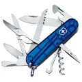 Нож перочинный Victorinox Huntsman (1.3713. T2) 91мм 15функций синий полупрозрачный карт. коробка
