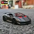 1:24 Lamborghini Sesto Elemento Alloy Car Toy Model, Металлическая модель автомобиля, мальчик игрушечный подарок, хобби коллекция