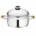 Сотейник овальный с крышкой и толстым дном 6 л из нержавеющей стали/30 см от Zepter