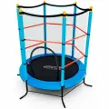 Детский батут DFC SMRKids с сеткой - 140 см (синий)