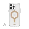 Чехол с поддержкой MAGSAFE Uag Plyo для iPhone 16 Pro 6.3, цвет прозрачный/золото (Ice/Gold)