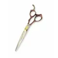 Ножницы изогнутые радиальные для стрижки собак кошек животных GEIB KISS 7 дюймов