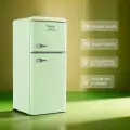 Холодильник Tesler RT-132 Green, зеленый, морозильная камера сверху, 128 л
