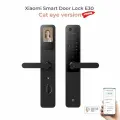 Умный дверной замок Версия кошачий глаз с большим экраном Xiaomi Smart Door Lock E30 Cat eye version XMZNMST11LK(Mihome APP, HyperOS), Черный