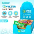 SNAQ FABRIQ Qwikler Батончик в шоколаде без сахара Ассорти, 30 шт