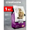 Сухой корм Gina Adult Cat Sterilized Chicken&Rice для взрослых кастрированных котов и стерилизованных кошек, курица и рис, 1 кг