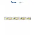 Светодиодная лента 12V 5 метров IP65 9.6 Вт/м, 4000K нейтральный белый свет, Feron LS613 51637