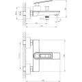 Смеситель для ванны 30k MIXLINE ML28-01 Energy
