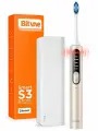 Электрическая зубная щетка Bitvae S3 Smart E-Toothbrush с поддержкой приложения для смартфонов, S3 GLOBAL, белая