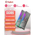 Kingbank Оперативная память Dark Soarblade RGB DDR5 UDIMM 6400MHz 2*16GB Drak Heatsink (Hynix M-die C32)