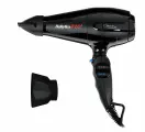 Фен BaByliss PRO Caruso BAB6510, мощность 2400Вт, 2 скорости, чёрный