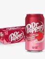 Газированный напиток Dr.Pepper Strawberries and Cream - США. 355 мл (Доктор Пеппер Клубника и Сливки). 12шт