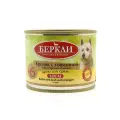 Berkley Консервы для собак 200г №6 кролик с говядиной и болгарским перцем, (6 штук)
