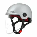Шлем 3C, для электровелосипеда, цементно-серый, прозрачный, длинный