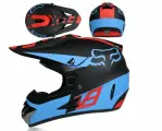 Шлем кроссовый FOX XD1-39 цв. Черно-красно-синий р. XL