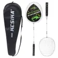 Ракетка бадминтонная KESIKA K503 металлическая, длина 65 см, в чехле черного цвета