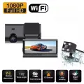 Видеорегистратор / Wi-Fi / Full HD 1080P /датчик удара G-Sensor / камера заднего вида