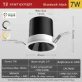 Yeelight T2 T3 Умный потолочный светильник 220В 5Вт/7Вт/12Вт T2 Spotlight 7W