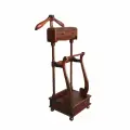 Напольная вешалка для костюма DOMKORLEONE из красного дерева (mahogany wood), цвет орех LBW (коричневый)