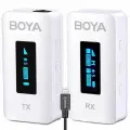 Boya BY-XM6-K1W Lightning беспроводной микрофон с кейсом (белый)