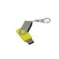 Флешка для нанесения Квебек (128 Гб / GB USB 3.0 Желтый/Yellow 030 Флеш-карта Брелок)