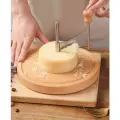 Нож жироль для сыра и шоколада с крышкой, (сырорезка)