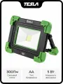 Портативный противоударный светодиодный фонарь-прожектор для туризма, охоты и рыбалки TESLA PWR, 5Вт, 300 люмен, на батарейках AA (в комплект не входят)