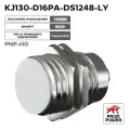 Индуктивный датчик Prompower KJ130-D16PA-DS1248-LY, латунь, заподлицо, М30, 16 мм, PNP-НО, разъём M12