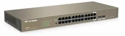 IP-COM Коммутатор 1U 19 RM IP-COM G1024F 24 порта 1Гбит/сек. + 2 порта 1Гбит/сек./SFP, неуправляемый