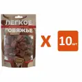 Лакомства деревенские классические рецепты для собак легкое говяжье (50 гр х 10 шт)