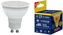 Volpe Лампа светодиодная (UL-00003838) GU10 7W 3000K матовая LED-JCDR-7W/WW/GU10/NR