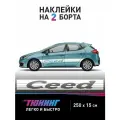 Большие наклейки на автомобиль - Киа Сид аксессуары