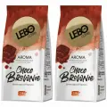 Lebo Кофе молотый Choco Brownie, с ароматом Шоколадный брауни, 150 г, 2 уп