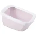Туалет для кошек Imac FUNNY с высокими бортами, нежно-розовый,62х49,5х33 см