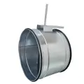 TECHNO TKD-355 Регулирующая заслонка круглая с площадкой под привод диам. 355мм