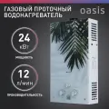 Газовая колонка / водонагреватель газовый проточный для воды Oasis Glass 24 LG