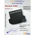 EVA коврик в багажник для NISSAN JUKE, Ниссан Джук, 2010-2017 г. в, износостойкий, черные соты с черным кантом