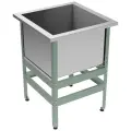 Ванна моечная Центр оборудования ВМ-1/480, нерж. сталь AISI 430 0,8 мм, каркас оцинк