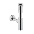 Набор донный клапан и сифон для раковины Vitra Syphon A45154, хром