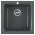 Кухонная мойка врезная GreenStone GRS-42-343 антрацит