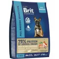 BRIT PREMIUM Сухой корм с лососем и индейкой для собак всех пород Dog Sensitive, 15 кг