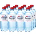 Минеральная питьевая вода Пилигрим газированная, ПЭТ, 12 шт. по 0.5 л