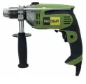 Ударная дрель ProCraft PS1050, 1050 Вт зеленый
