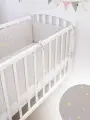 Бортики в кроватку для новорожденных Комплект 4шт, Созвездия