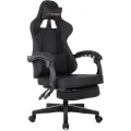 Кресло геймерское Zombie 3 черный Neo Black крестов. пластик подст. для ног