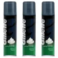 GILLETTE Пена для бритья Menthol, с ароматом ментола, 200мл, 3 шт