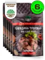 Кронидов Говядина тушеная Высший сорт Готовое блюдо в фольге. Консерва натуральная Набор 6 шт. по 325 г